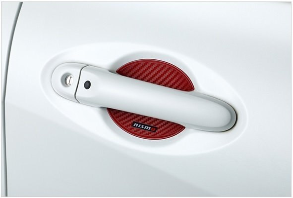 日産純正 E52 エルグランド nismo ドアハンドルプロテクター(レッド) AUTECH HighwaySTAR