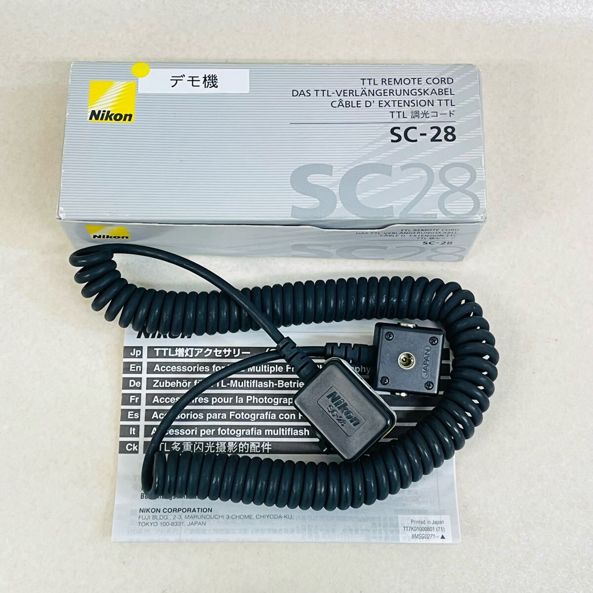 F6128/ NIKON TTL調(diào)光コード SC-28 