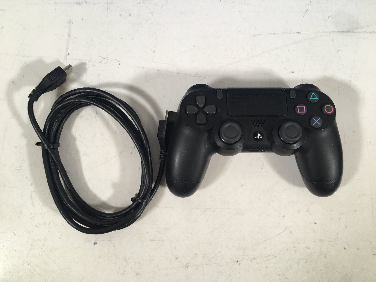SONY Sony PS4 PlayStation 4 CUH-2000A jet * черный 500GB недостача . рабочий товар б/у 