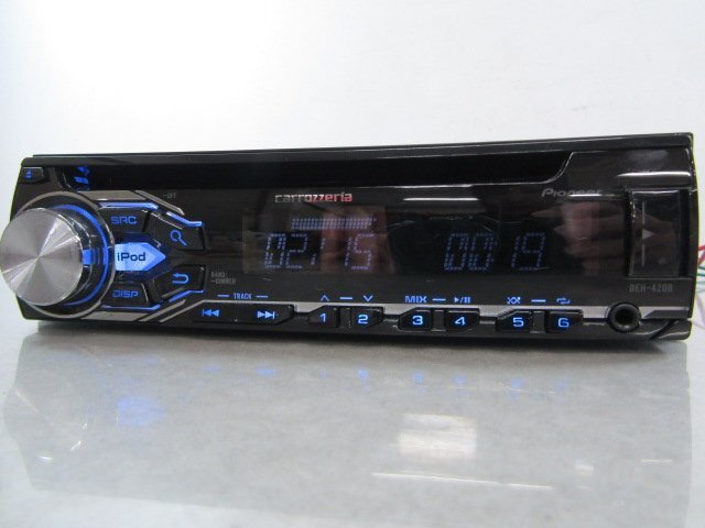 ◎[70D:B6] カロッツェリア DEH-4200 CD ラジオ USB 1DINデッキ ※動作確認(rèn)済み