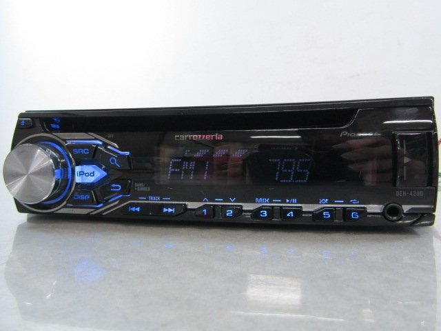 ◎[70D:B6] カロッツェリア DEH-4200 CD ラジオ USB 1DINデッキ ※動作確認(rèn)済み