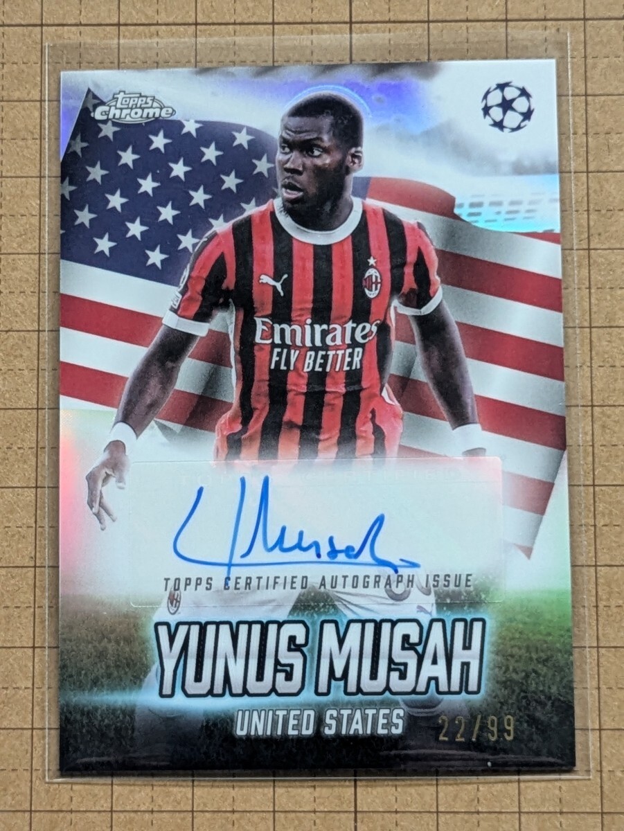 ユヌス・ムサ【SOCCER 2024-25 TOPPS CHROME UEFA CLUB