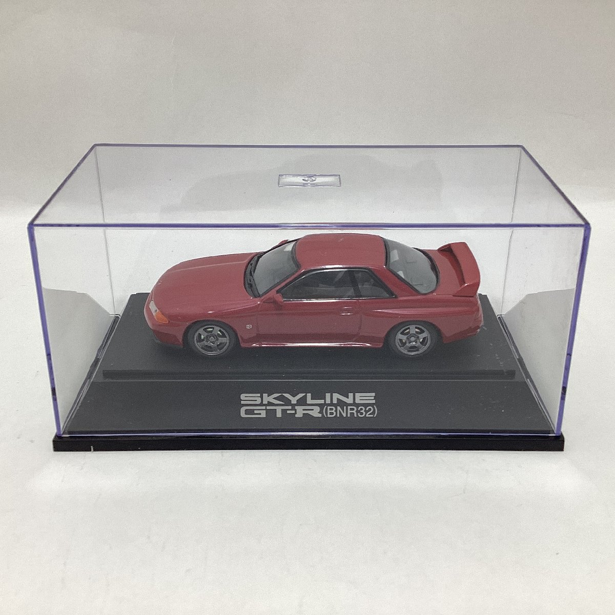 エブロ　1/43　ニッサン スカイライン GT-R (BNR32)　レッド　EBBRO　NISSAN SKYLINE GT-R　ミニカー　ダイキャストモデル