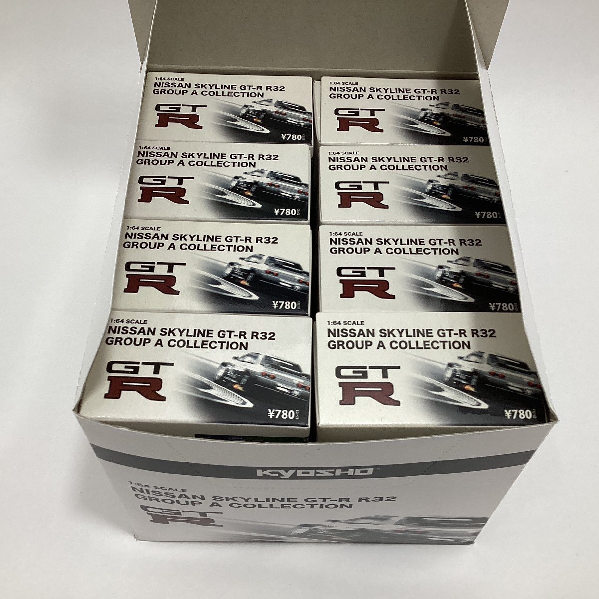 未開封 京商 1/64 日産スカイライン GT-R R32 グループA ミニカーコレクション 1BOX 2点セット /ミニカー 限定品未開封 京商 1⁄64 ニッサン スカイライン ミニカーコレクション