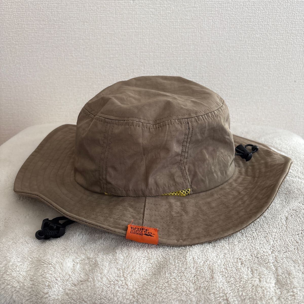 KRIFF MAYER クリフメイヤー ハット 帽子 ブラウン 顎紐 調整 メッシュ ユニセックス THR-524_画像3