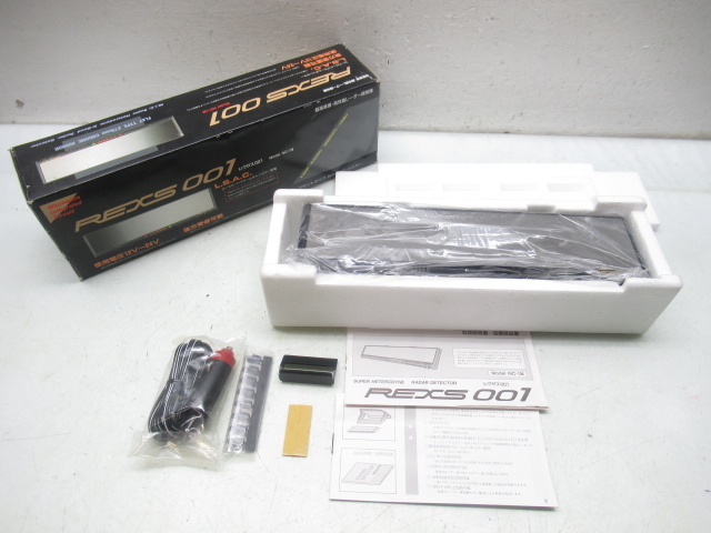 47953 レクサス 001 新品 未使用 REXS NC-138 フラット タイプ レーダー 探知機(jī) 無(wú)反射 クローム ミラー 型 クラウン セルシオ