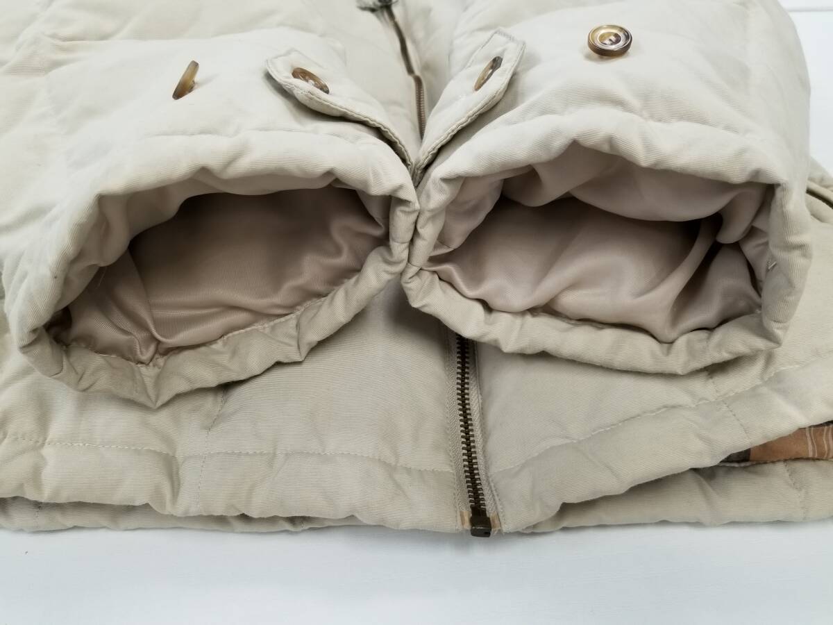 【佐川発送】THE SCOTCH HOUSE スコッチハウス ショート丈ダウンジャケット ベージュ 9AR(Mサイズ相当) レディース 01_画像6