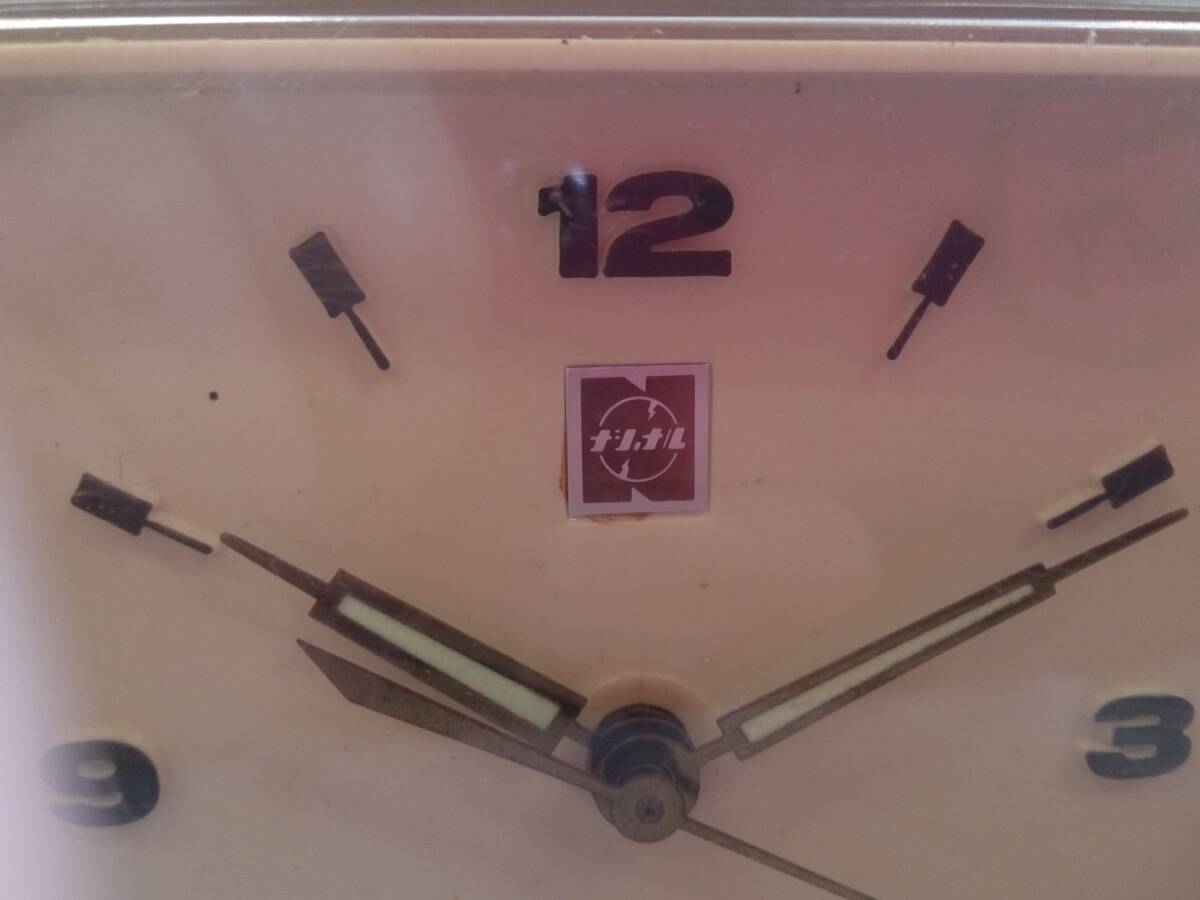  Sagawa отправка Matsushita Electric Works акционерное общество Showa Retro National память часы чёрный белый утиль 01