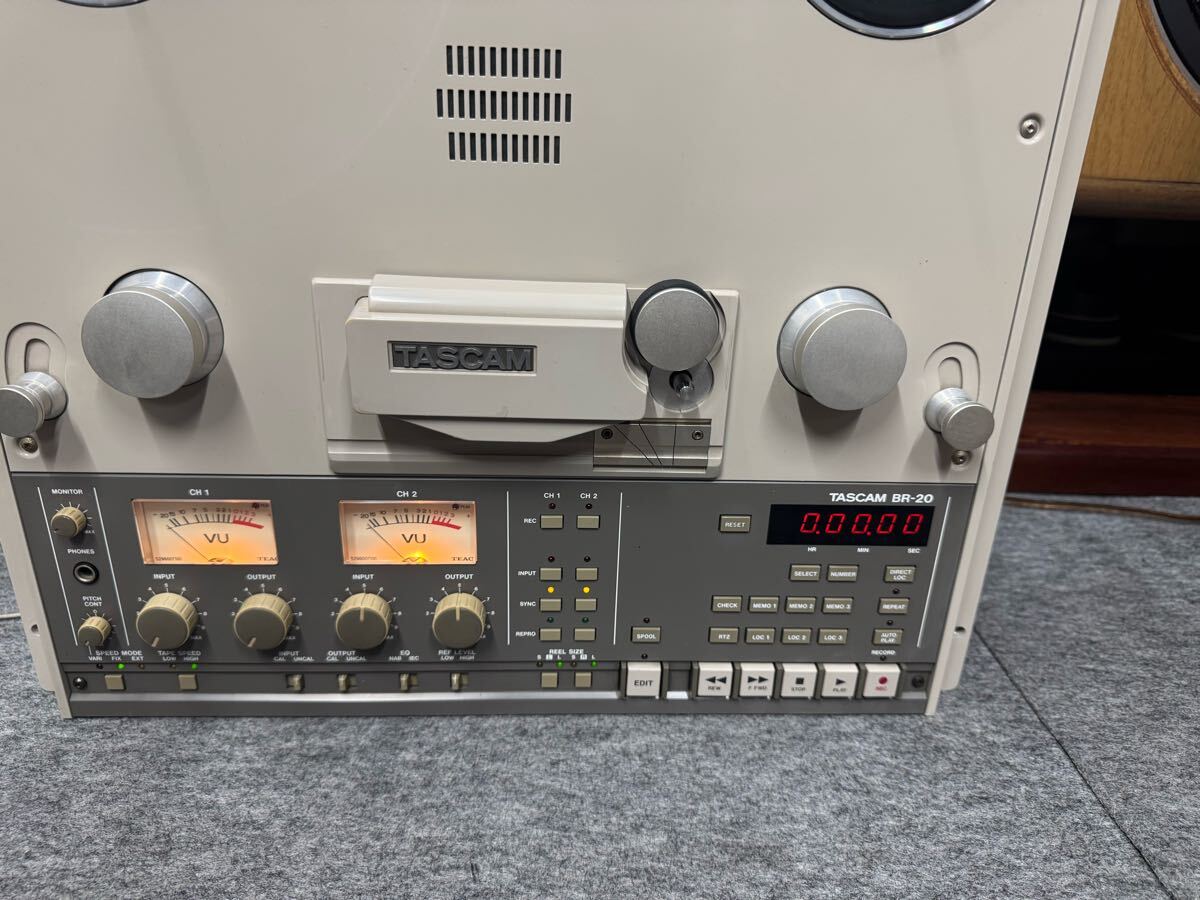TASCAM BR-20 открытый катушка панель рабочий товар 