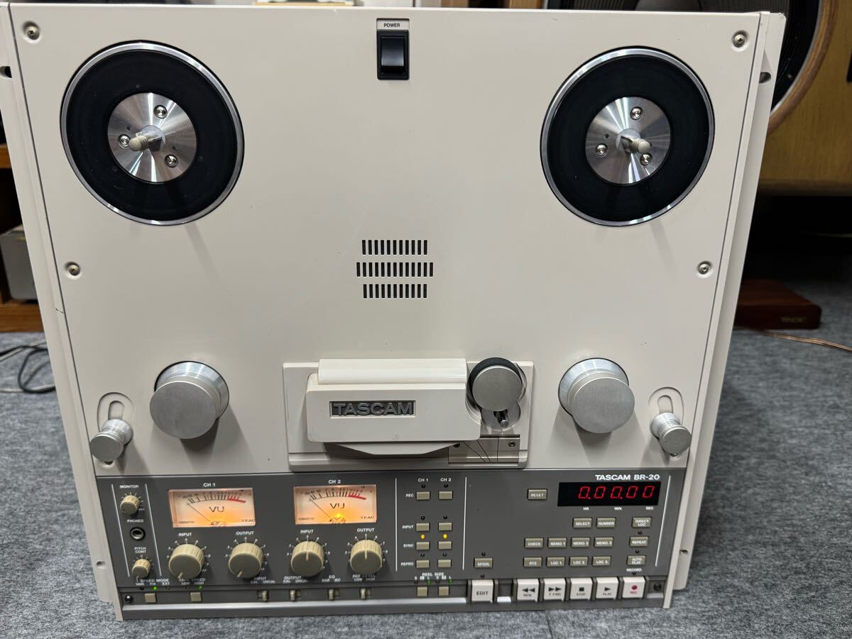 TASCAM BR-20 открытый катушка панель рабочий товар 