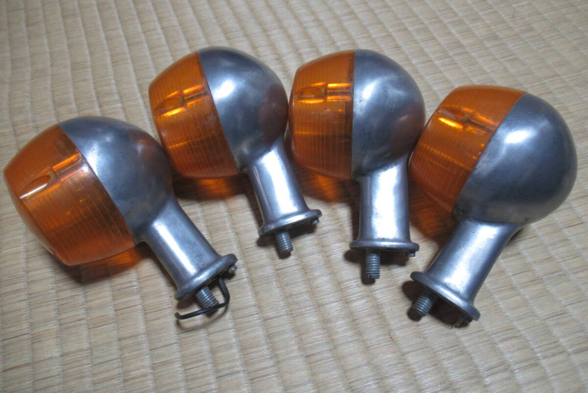 ヤマハ純正ウィンカー(アルミボディ)DT250 DX250 AX125 AT1 HT90 FX50 xs650 DS6 HS1 FS1 350H3 MR50 LB50 RD125