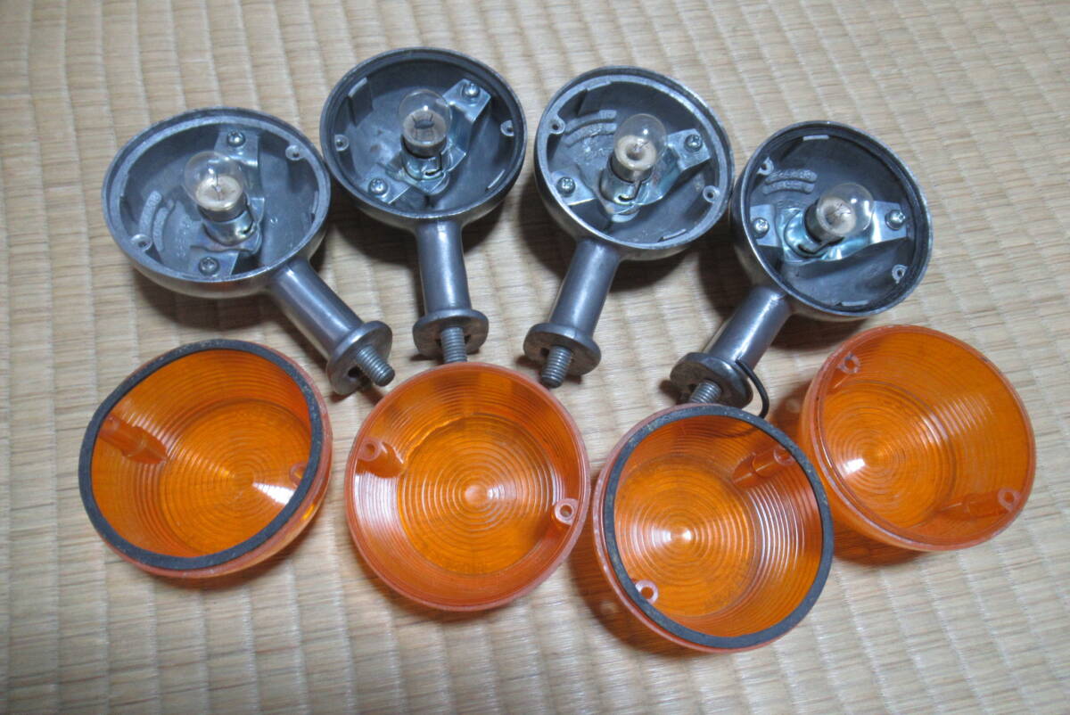 ヤマハ純正ウィンカー(アルミボディ)DT250 DX250 AX125 AT1 HT90 FX50 xs650 DS6 HS1 FS1 350H3 MR50 LB50 RD125