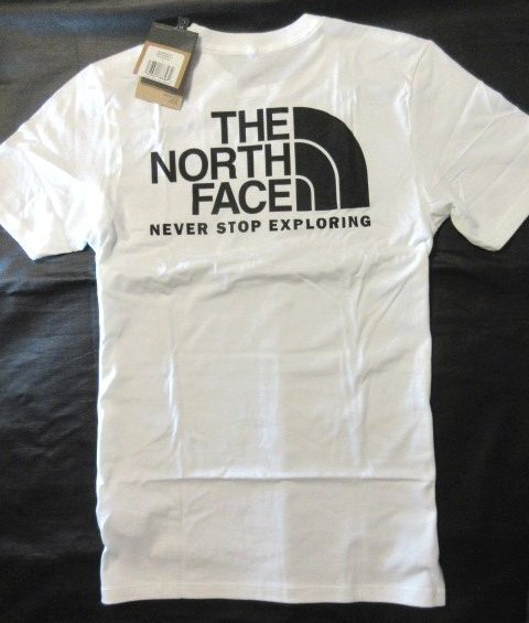 本物正規(guī)◆ノースフェイス◆Tシャツ THROWBACK NSE 白/黒■L■新品■アメリカ限定/FN4