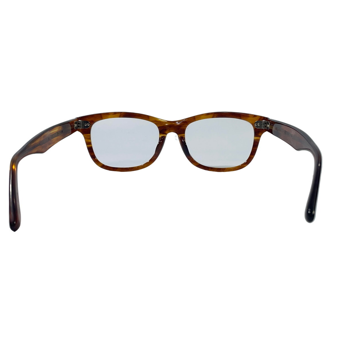 obj classic 80 series 80-02 havana オブジェ ハンドメイド アイウェア メガネ 眼鏡 ブラウン 茶 52□_画像3