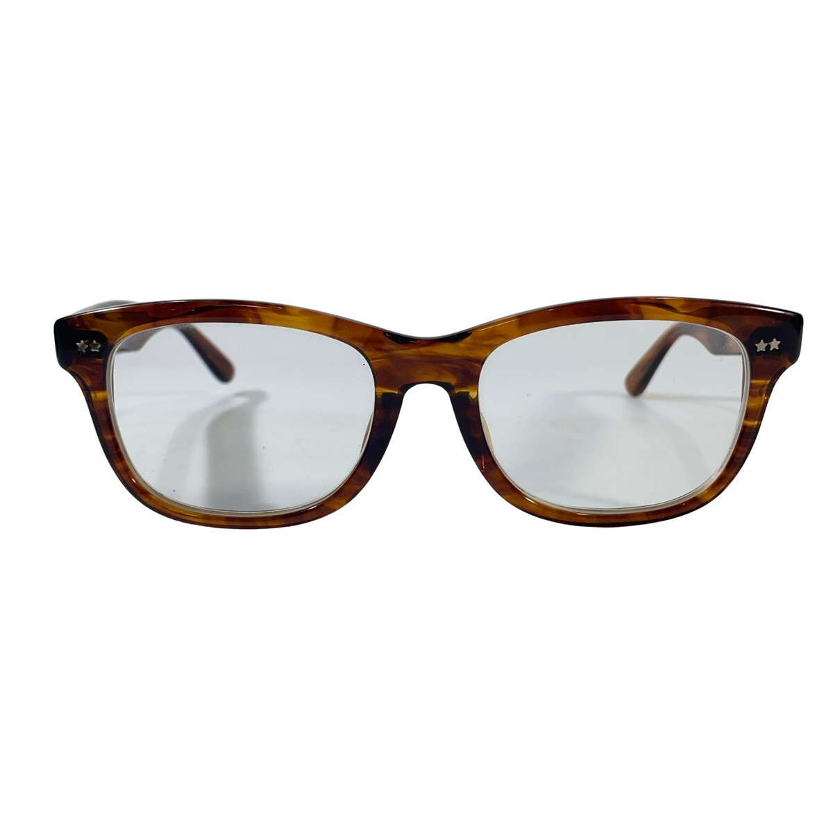 obj classic 80 series 80-02 havana オブジェ ハンドメイド アイウェア メガネ 眼鏡 ブラウン 茶 52□_画像4