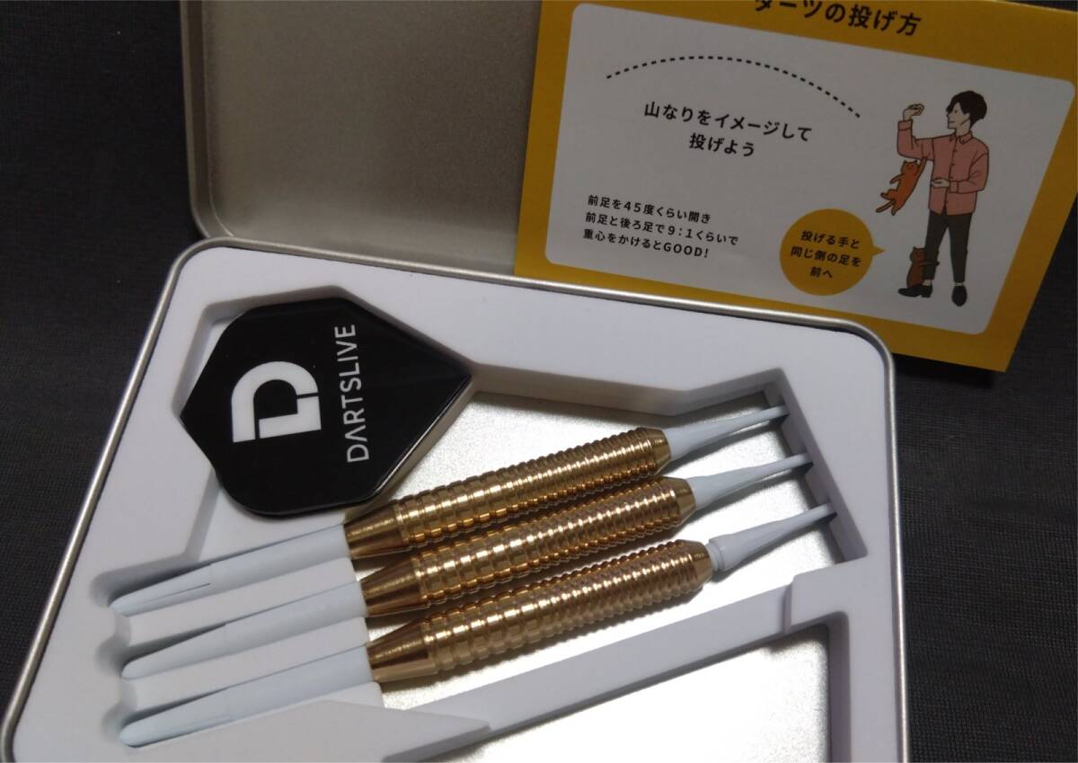 ▼DARTSLIVE ダーツ 矢 3本セット 射的競技 ポイント バレル シャフト フライト 501ゲーム クリケット カウントアップ ハーフイット_画像1