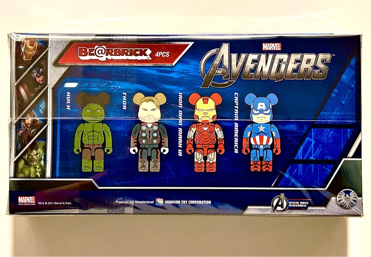 ベアブリック 100% アベンジャーズ 4体セット