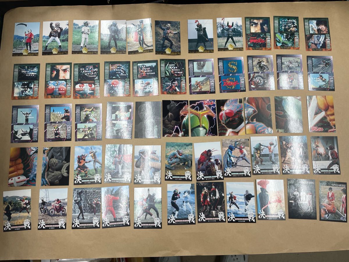 仮面ライダー カード アマゾン?ストロンガー編 ノーマルカードコンプ 135枚