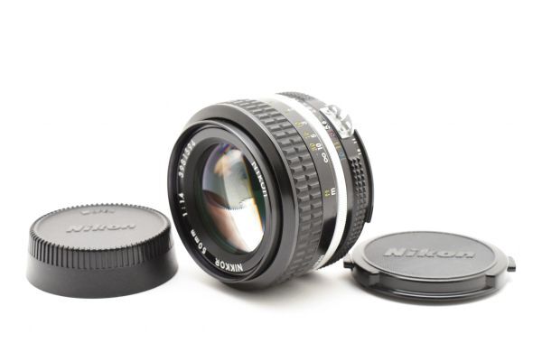 Nikon/ニコン Ai NIKKOR 50mm F1.4 動作良好 単焦点レンズ MF 一眼 中古 B093 ニコン