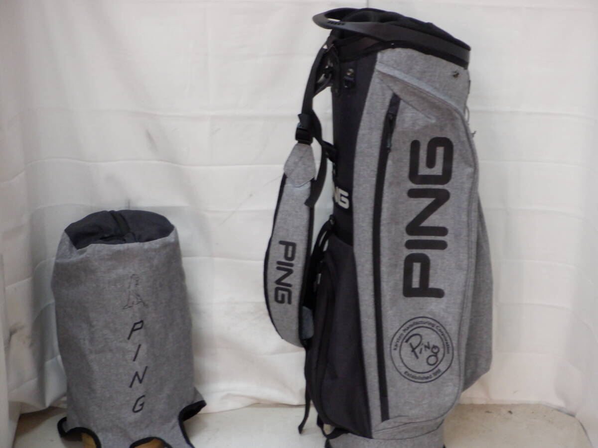 PING ピン サスティナブル 9.0型 軽量 スポーツカート★中古★(GYxBK)ゴルフ キャディバック