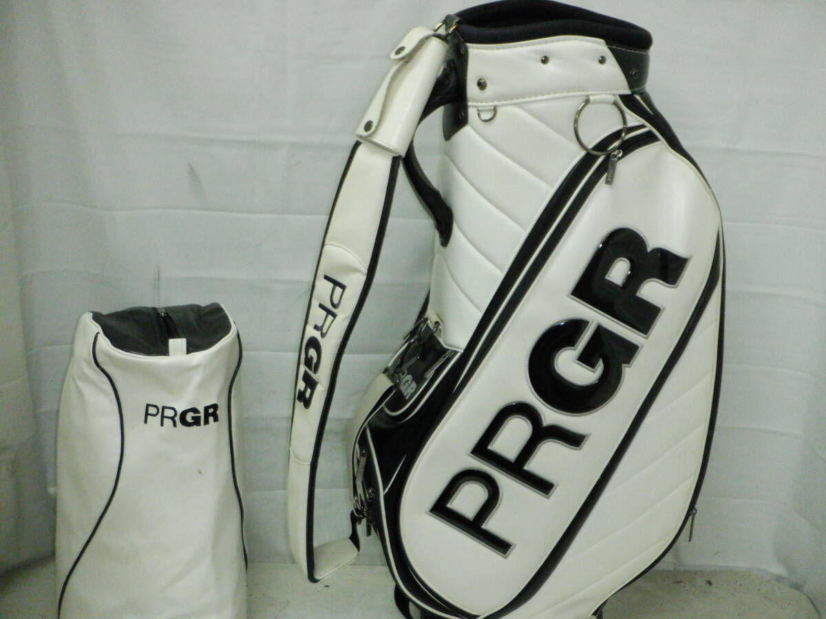 PRGR YOKOHAMA 9.0型 アスリートスポーツカート★中古★(WHxBK)ゴルフ キャディバック