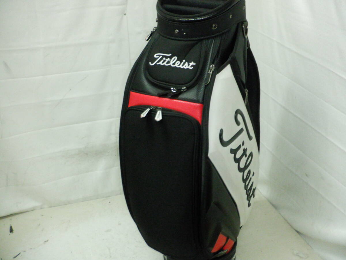 Titleist タイトリスト 9.5型 3點式 アスリート ツアープロモデル★中古★(BKxWHxRED)ゴルフ キャディバック