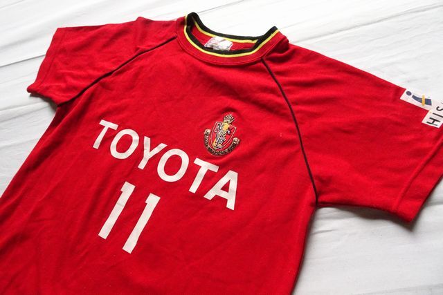 名古屋グランパス/半袖Tシャツ/ユニフォーム/サッカー/Jリーグ/背番號(hào)11LUIZAO/エンブレムワッペン/赤/レッド/Sサイズ(6/10R7)