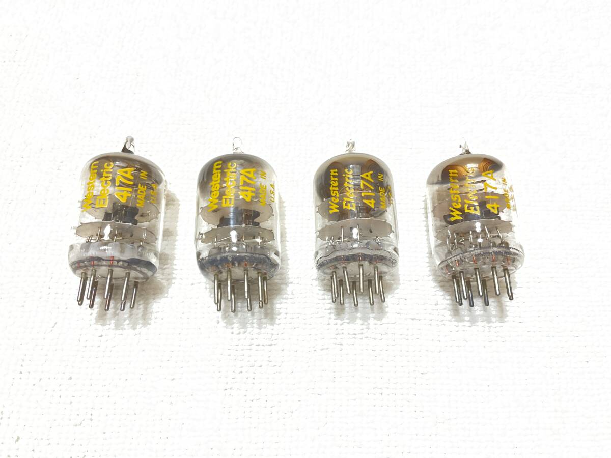 Western Electric WE 417A ( изначальный с коробкой ) 4шт.