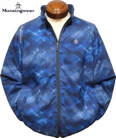 【ネイビー LL】 40%OFF マンシング ブルゾン メンズ MGMVJK01 家庭洗濯可 撥水 ウインドブレーカー ジャケット ジャンバー
