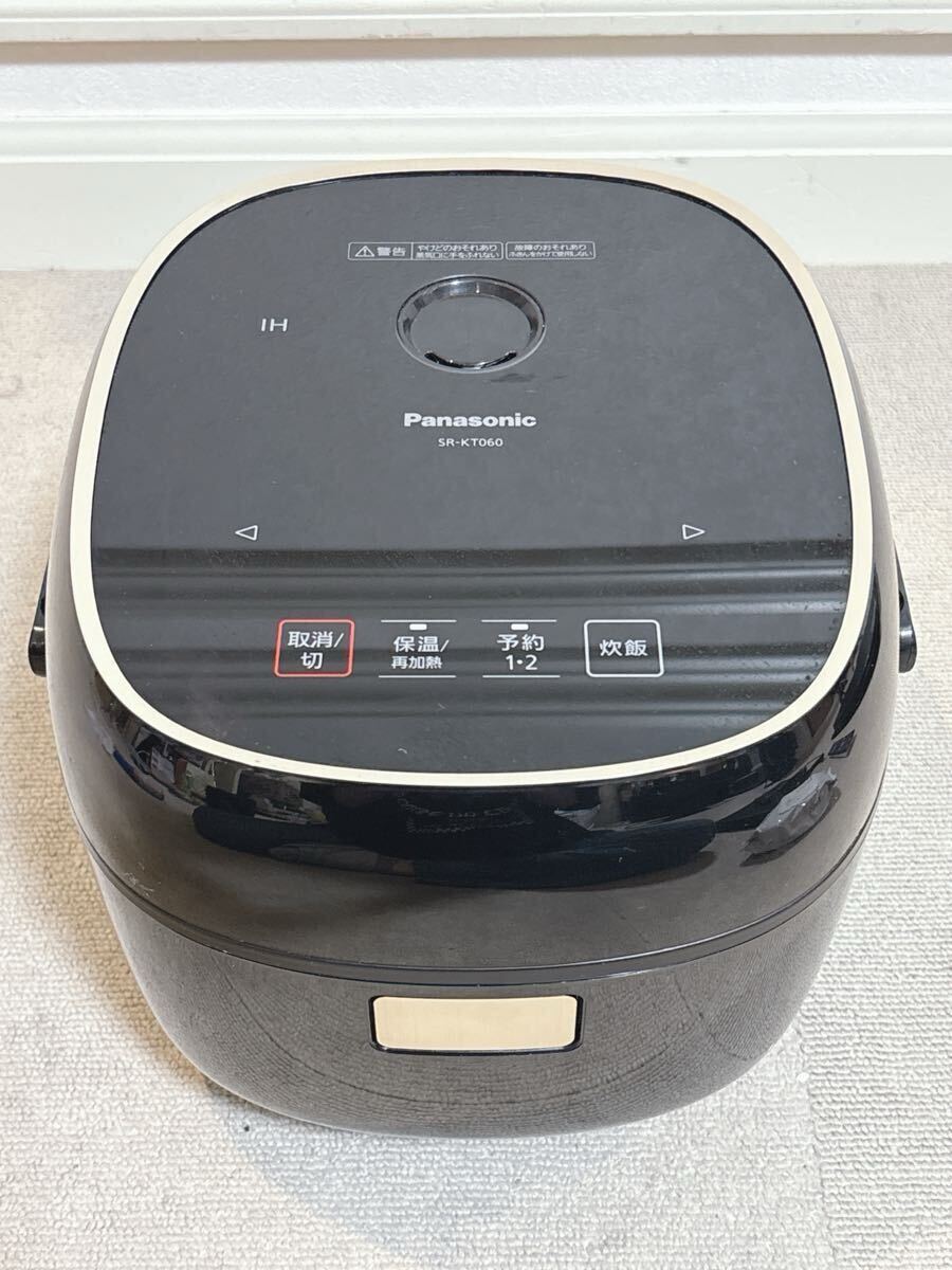 Panasonic SR-KT060 IHジャー炊飯器 IH 炊飯器 ブラック 21年制 パナソニック