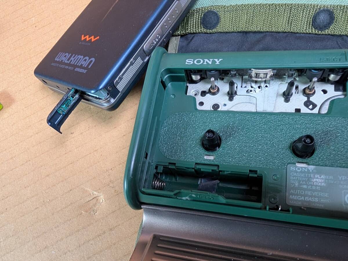  текущее состояние доставка SONY WALKMAN Walkman GROOVE WM-WE01 RECORDING WM-F707 YPPY серии YP-EW20 совместно 3 шт. комплект 