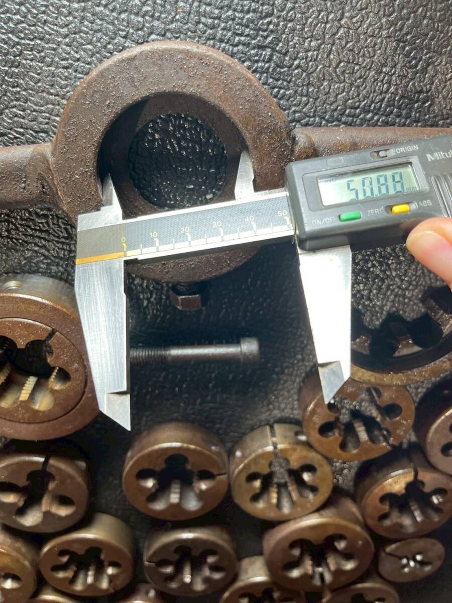 OSGo-e волокно - др. кости кости руль винт порез . кости держатель die handle manual thread cutting разрезной (.815)