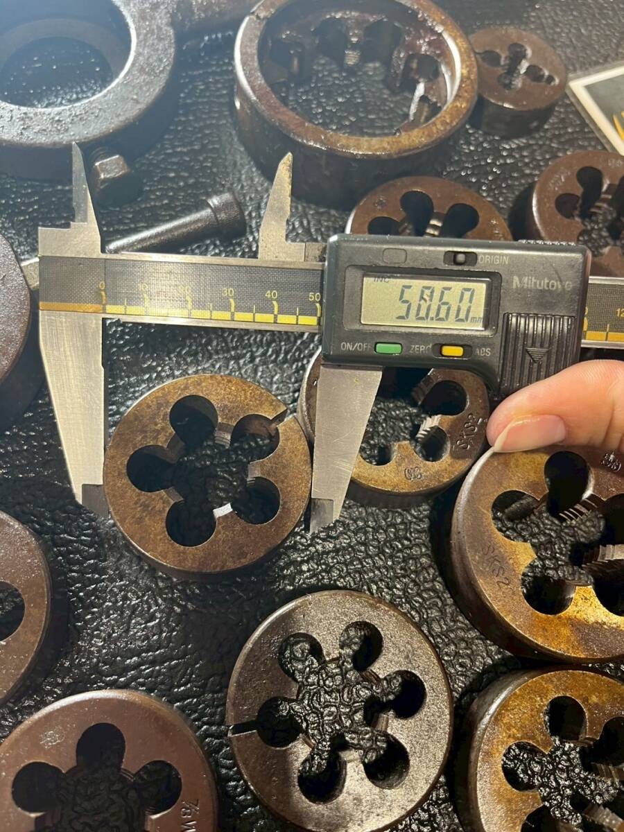 OSGo-e волокно - др. кости кости руль винт порез . кости держатель die handle manual thread cutting разрезной (.815)