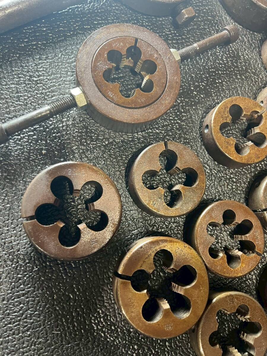 OSGo-e волокно - др. кости кости руль винт порез . кости держатель die handle manual thread cutting разрезной (.815)