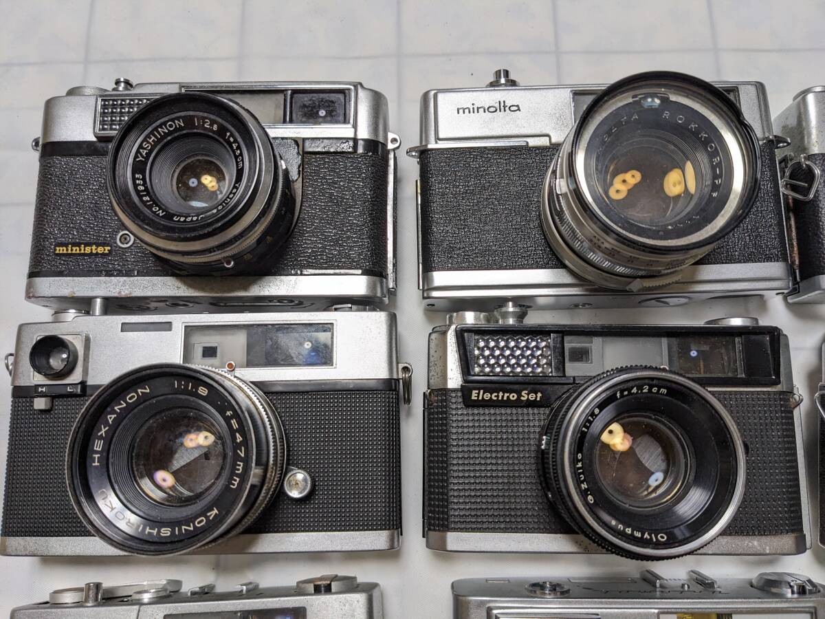 MINOLTA ハイマチックE OLYMPUS μ DELUXE 2台まとめ MINOLTA ハイマチックE OLYMPUS μ DELUXE 2台まとめ MINOLTA