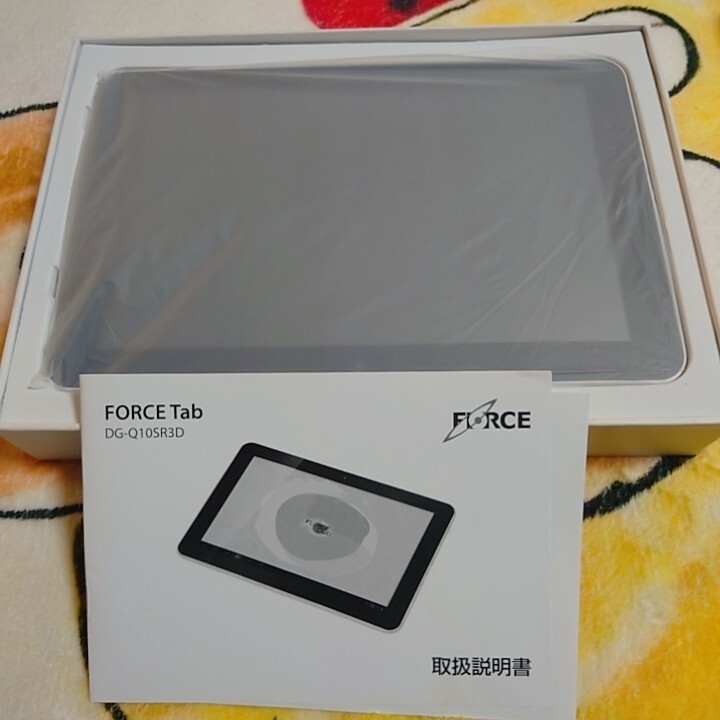 ジャンク品 FORCE Tab DG-Q10SR3D Android たぶれ タブレット Diginnos 付屬品完備 Tab