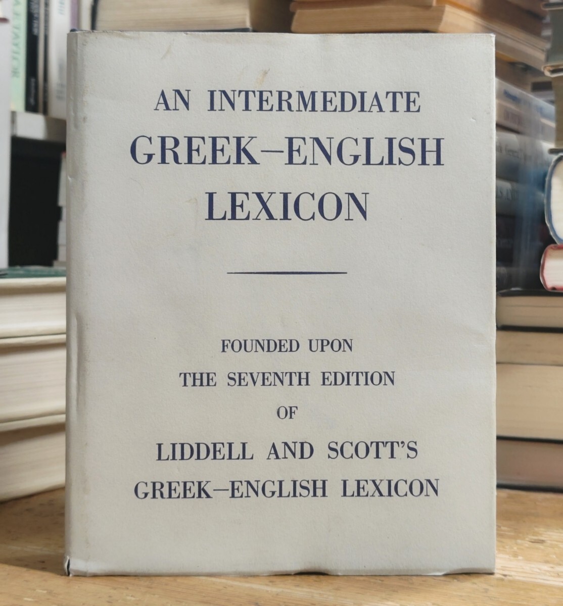 y0610-9. AN INTERMEDIATE GREEK-ENGLISH LEXICON /中級ギリシャ語-英語辭典/辭書/洋書/言語學(xué)/Dictionary