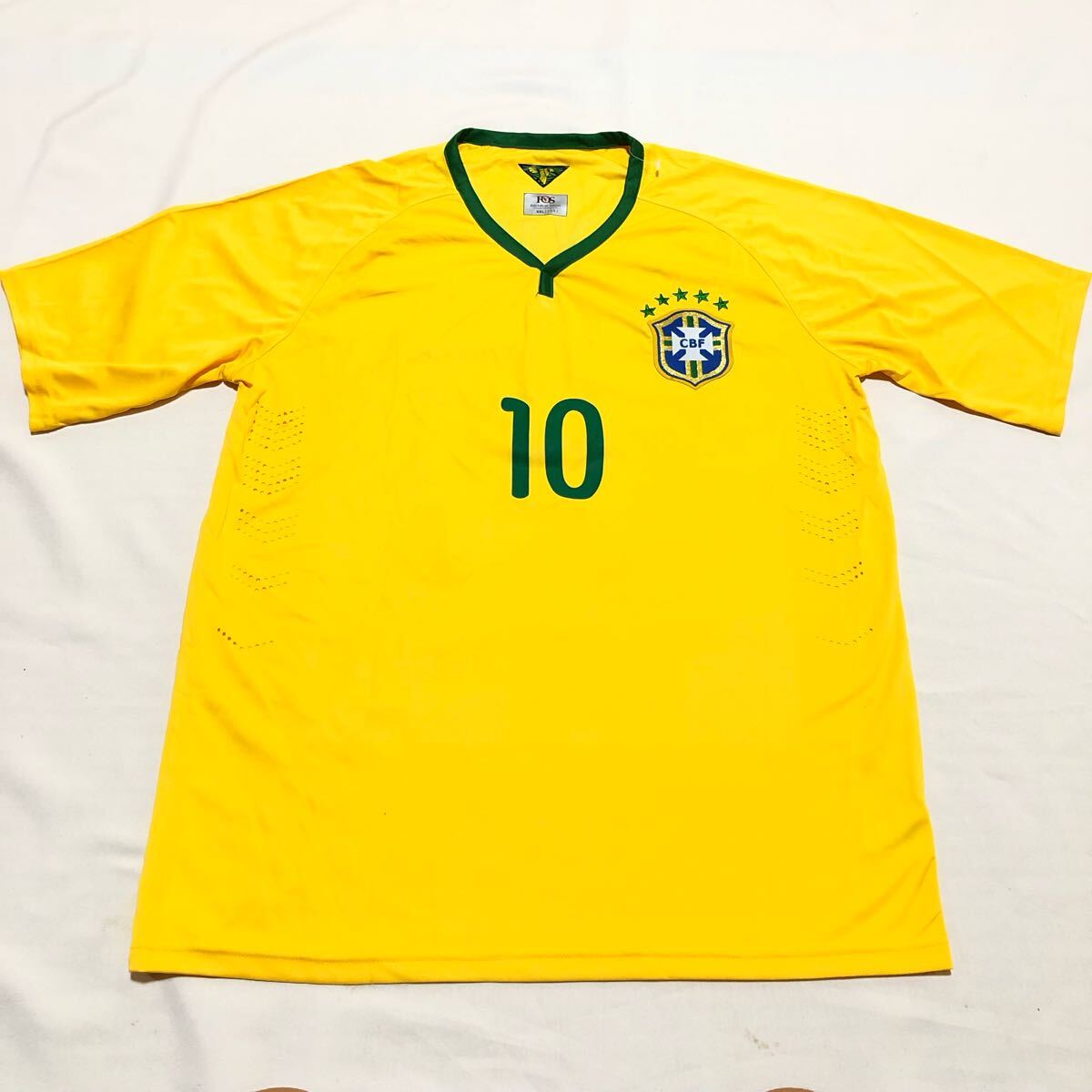 ブラジル代表 ユニフォーム ホーム ゲームシャツ サッカー 10 ネイマール Jr