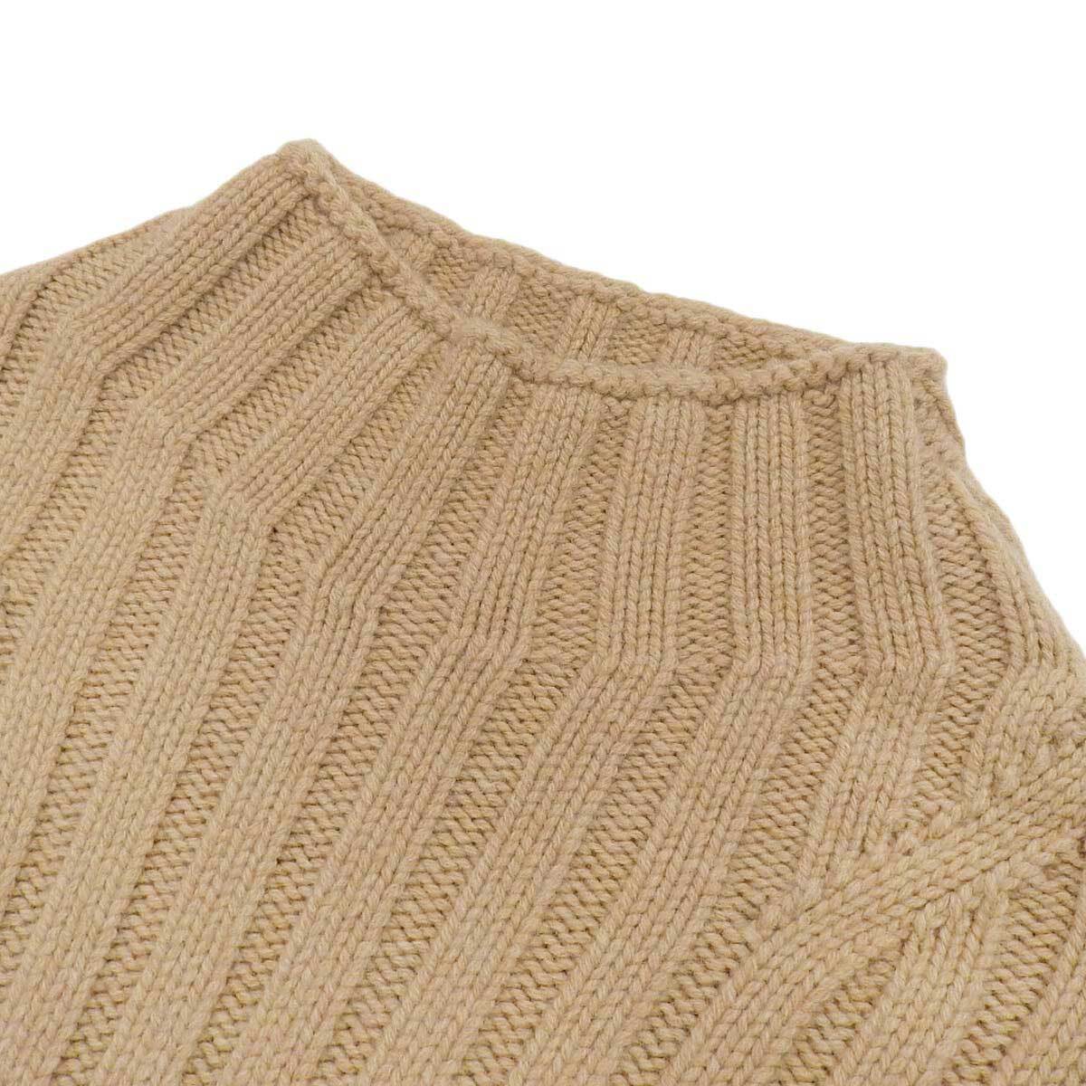 Patou ハイネック ワイド リブ ニット KN0888052109B レディース ベージュ 【中古】 【アパレル・小物】 パトゥ ハイネック ワイド リブ ニット KN0888052109B
