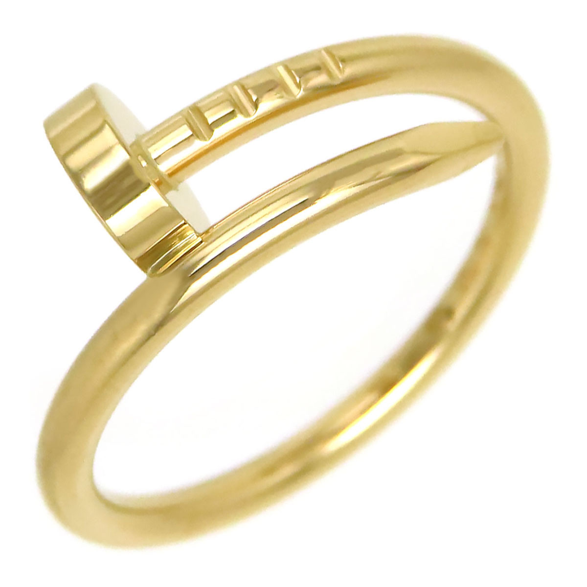 カルティエ ジュスト アン クル リング SM #50 B4225950 Au750 (K18YG) レディース CARTIER 中古 【ジュエリー】