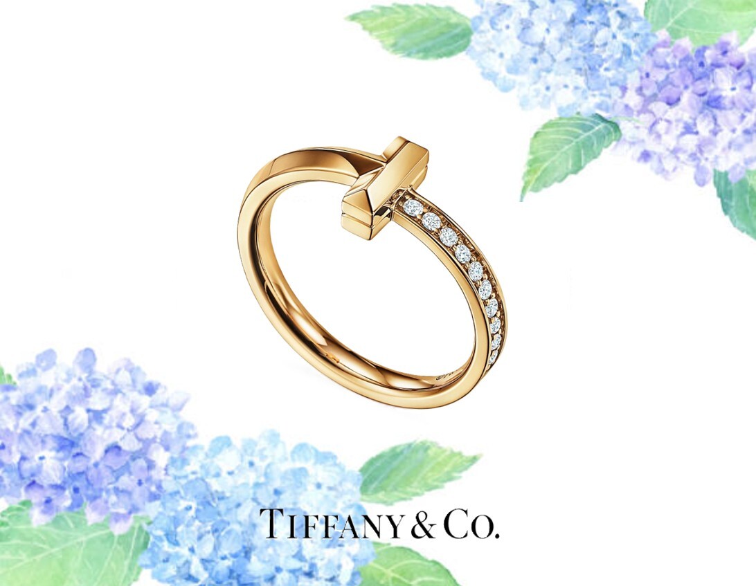 TIFFANY＆CO◎未使用￥39萬◎T1 ダイヤ & 18Kイエローゴールドリング