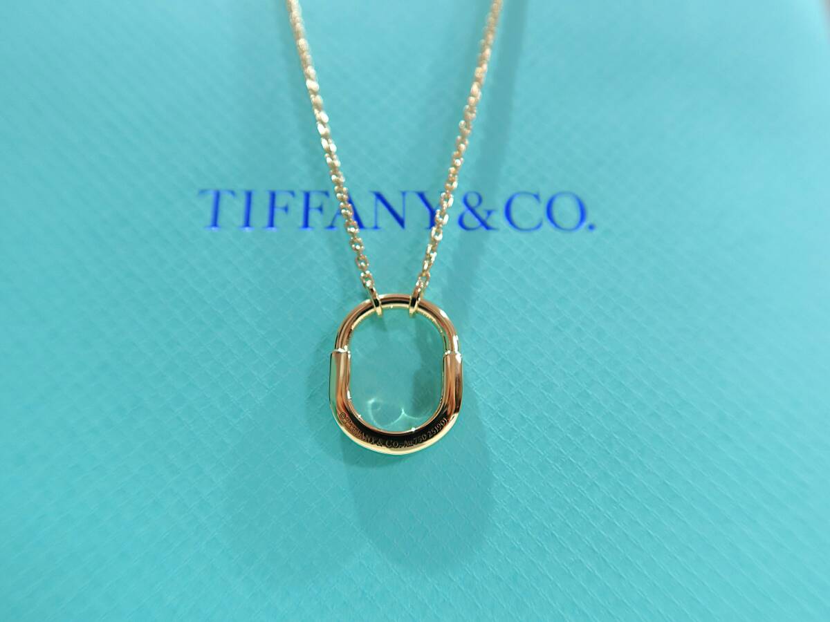 TIFFANY＆CO＊未使用￥41萬(wàn)＊LOCK 18Kイエローゴールドペンダント