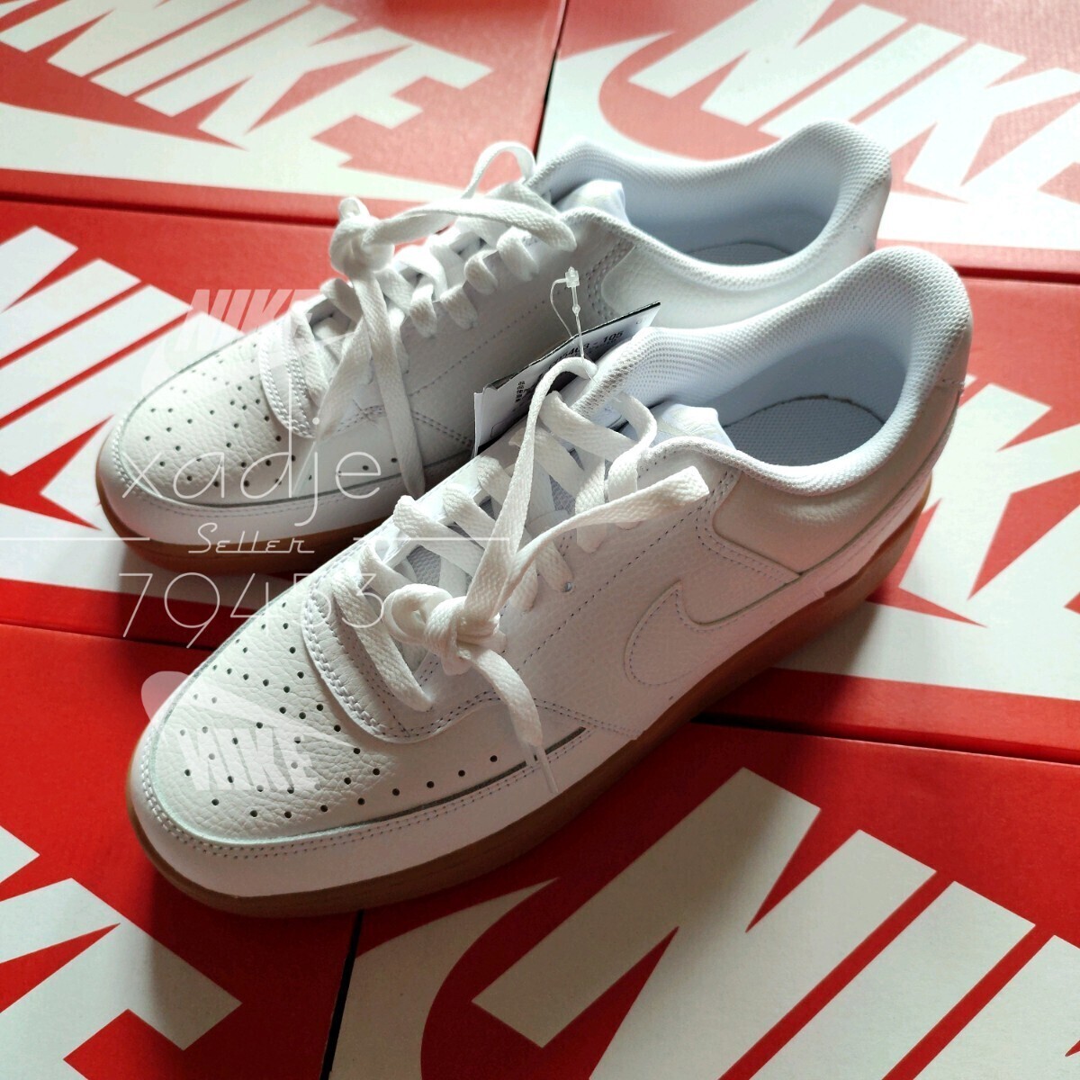  новый товар стандартный товар NIKE Nike COURT VISION LO пальто Vision low белый белый фото n пыль жевательная резинка подошва обычная цена 8800 иен 26cm US8 с коробкой 