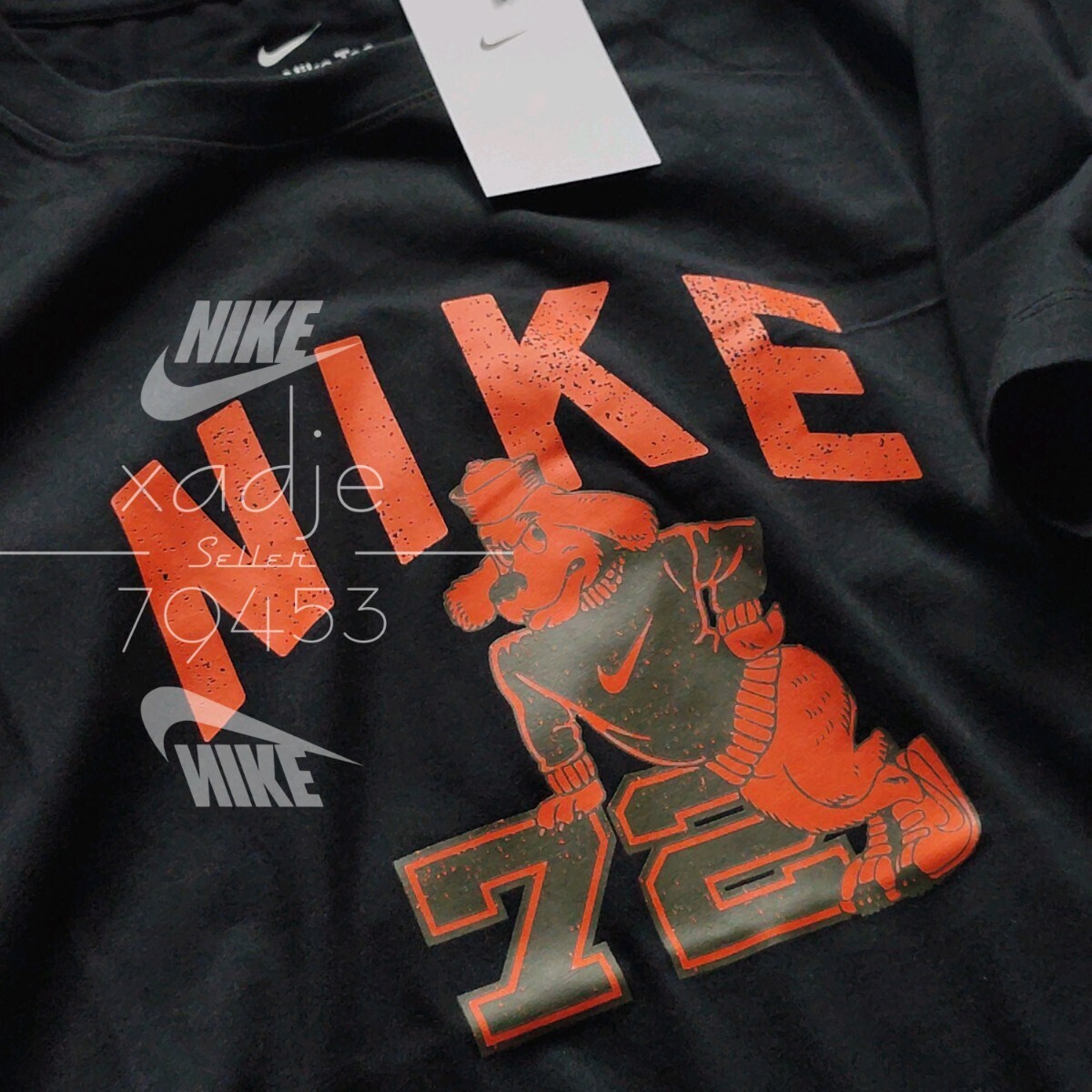 新品 正規(guī)品 NIKE ナイキ チームナイキ ロゴ プリント 半袖 Tシャツ 2枚セット 白 ホワイト 黒 ブラック 25新作 定価9460円 L