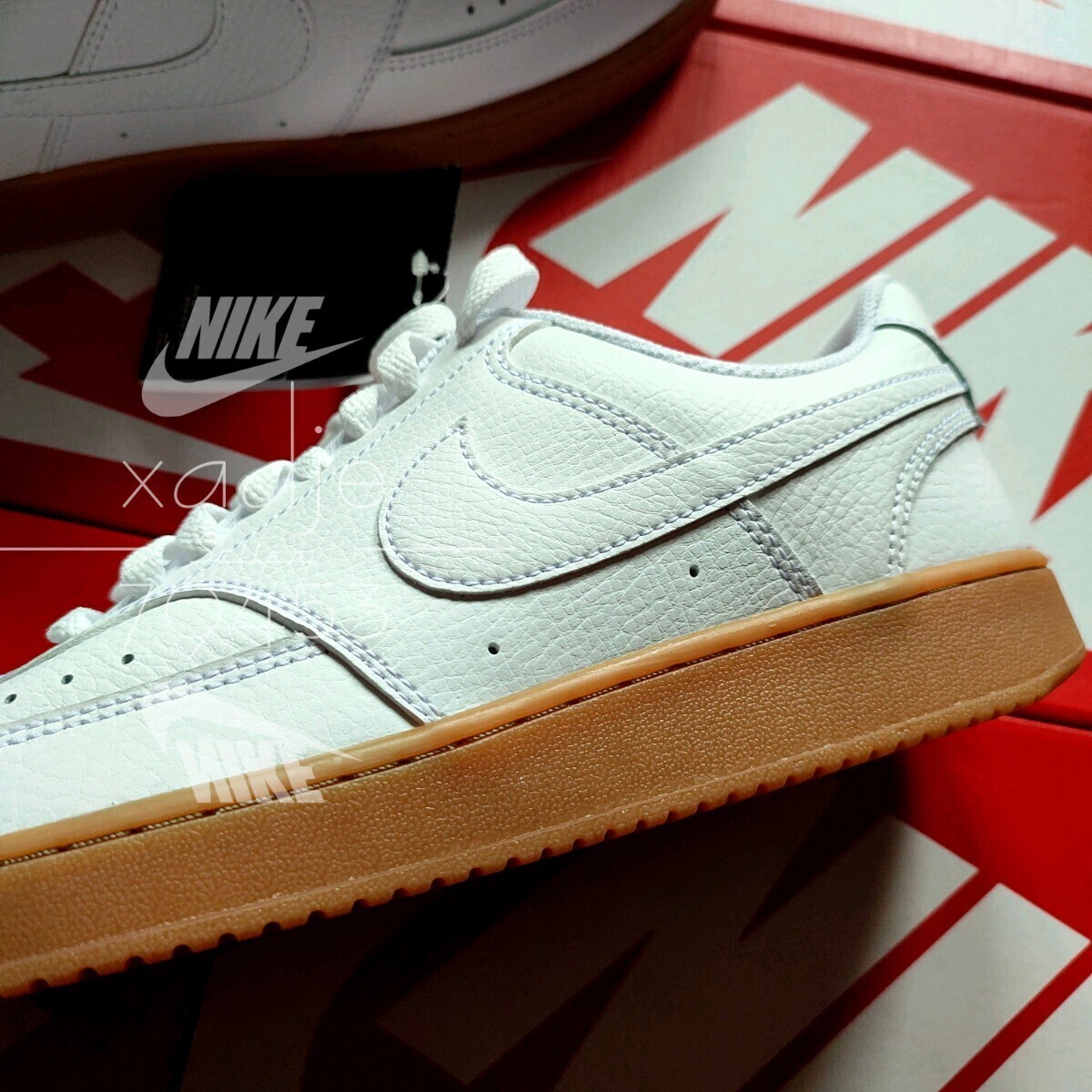  новый товар стандартный товар NIKE Nike COURT VISION LO пальто Vision low белый белый фото n пыль жевательная резинка подошва обычная цена 8800 иен 26cm US8 с коробкой 