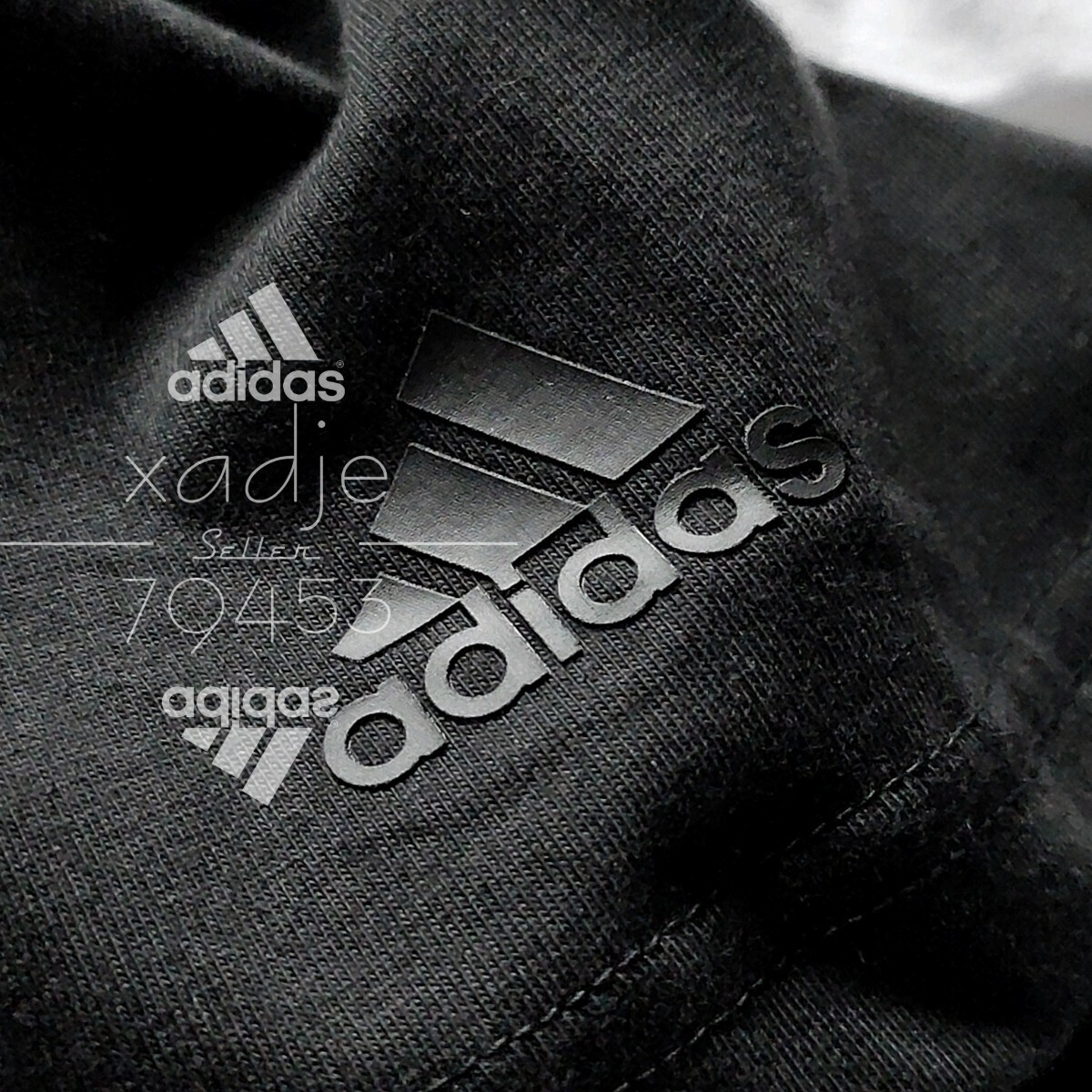 新品 正規(guī)品 adidas アディダス 2枚セット 半袖 プリント Tシャツ ゴルフにもオススメ 黒 ブラック 白 ホワイト 25新作 定価 5060円 2XL