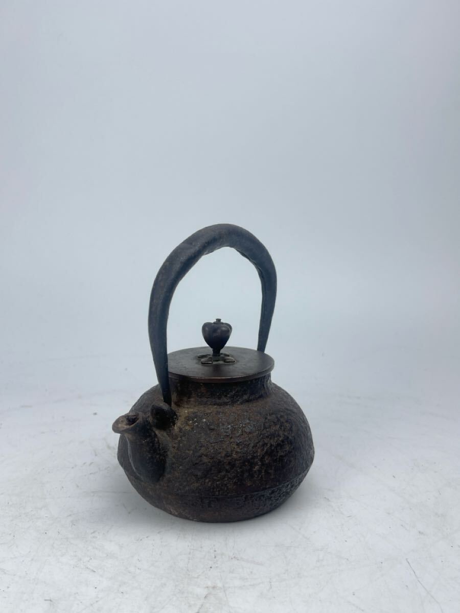 煎茶道具 小振 鉄瓶 龍文堂造 骨董 茶器　