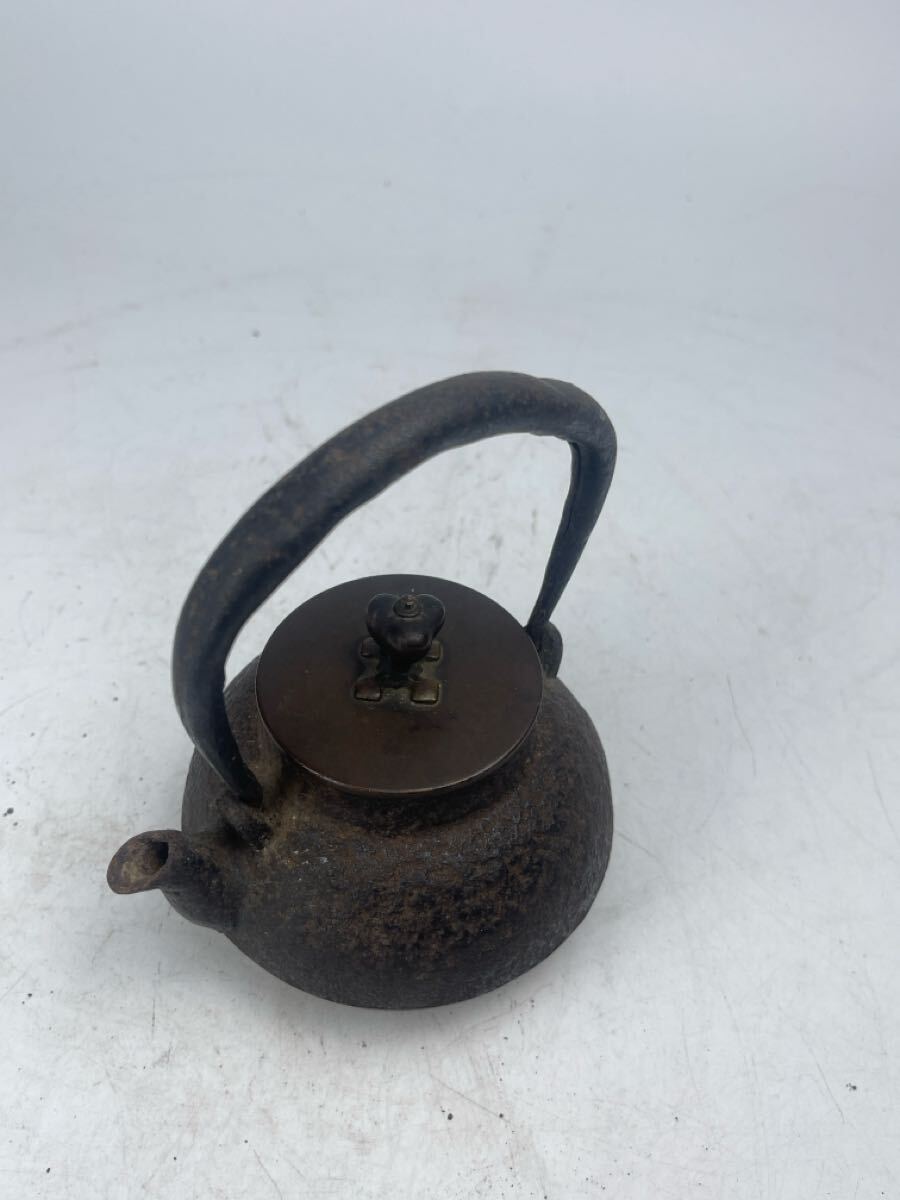 煎茶道具 小振 鉄瓶 龍文堂造 骨董 茶器　