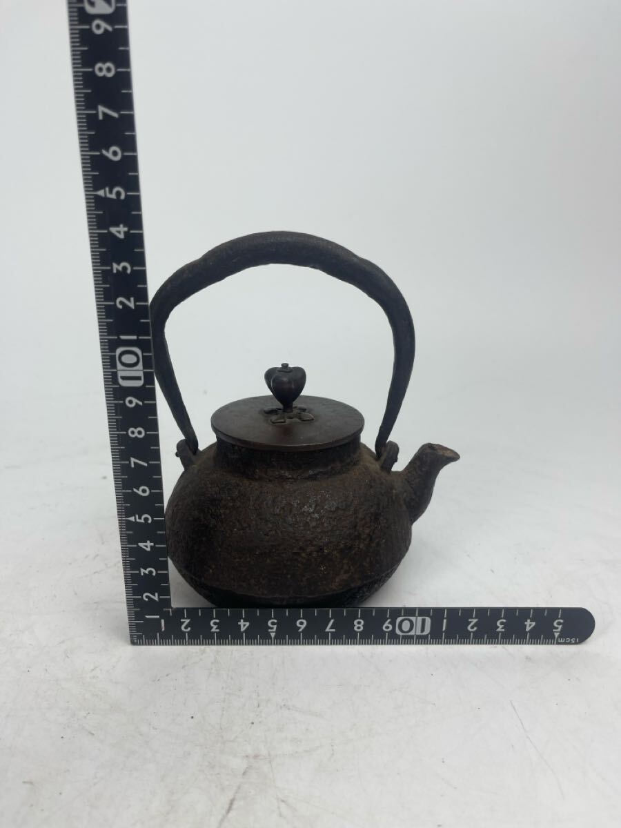煎茶道具 小振 鉄瓶 龍文堂造 骨董 茶器　