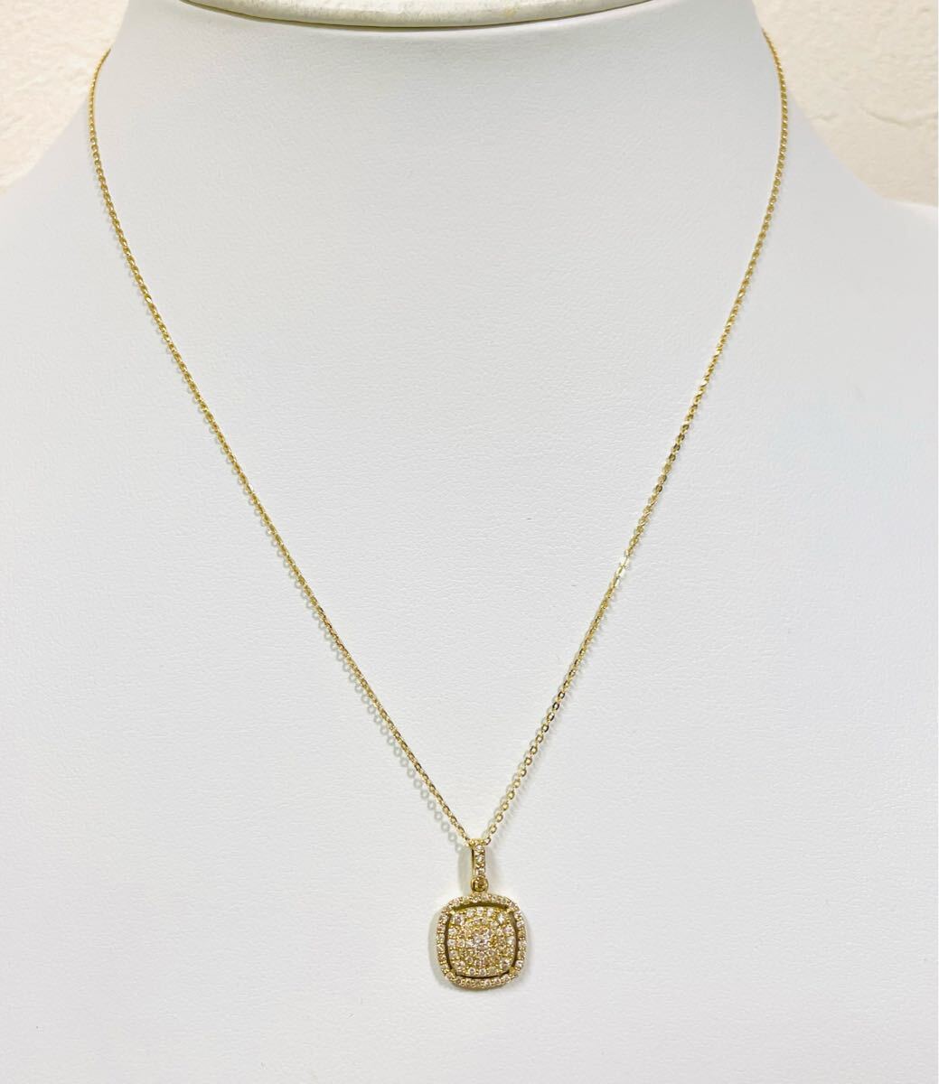 K18 ダイヤ0 40ct付きペンダントネックレス 44cm｜Yahoo!フリマ